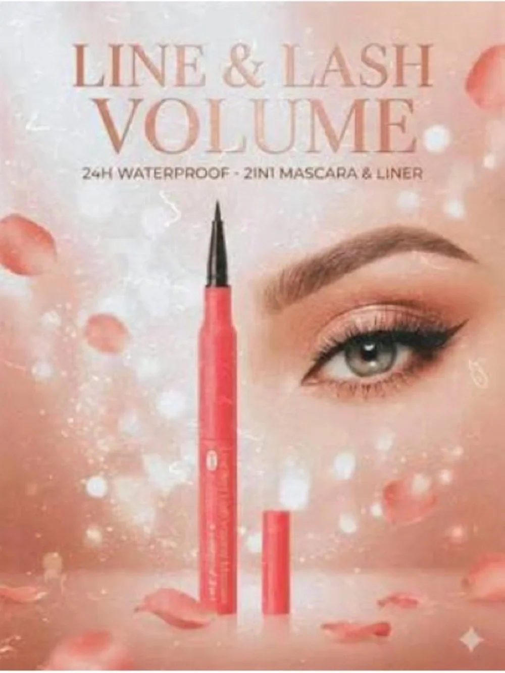 NWT Xime Beauty Line & Lash 2-in-1 Volume Mascara and Liner - Black